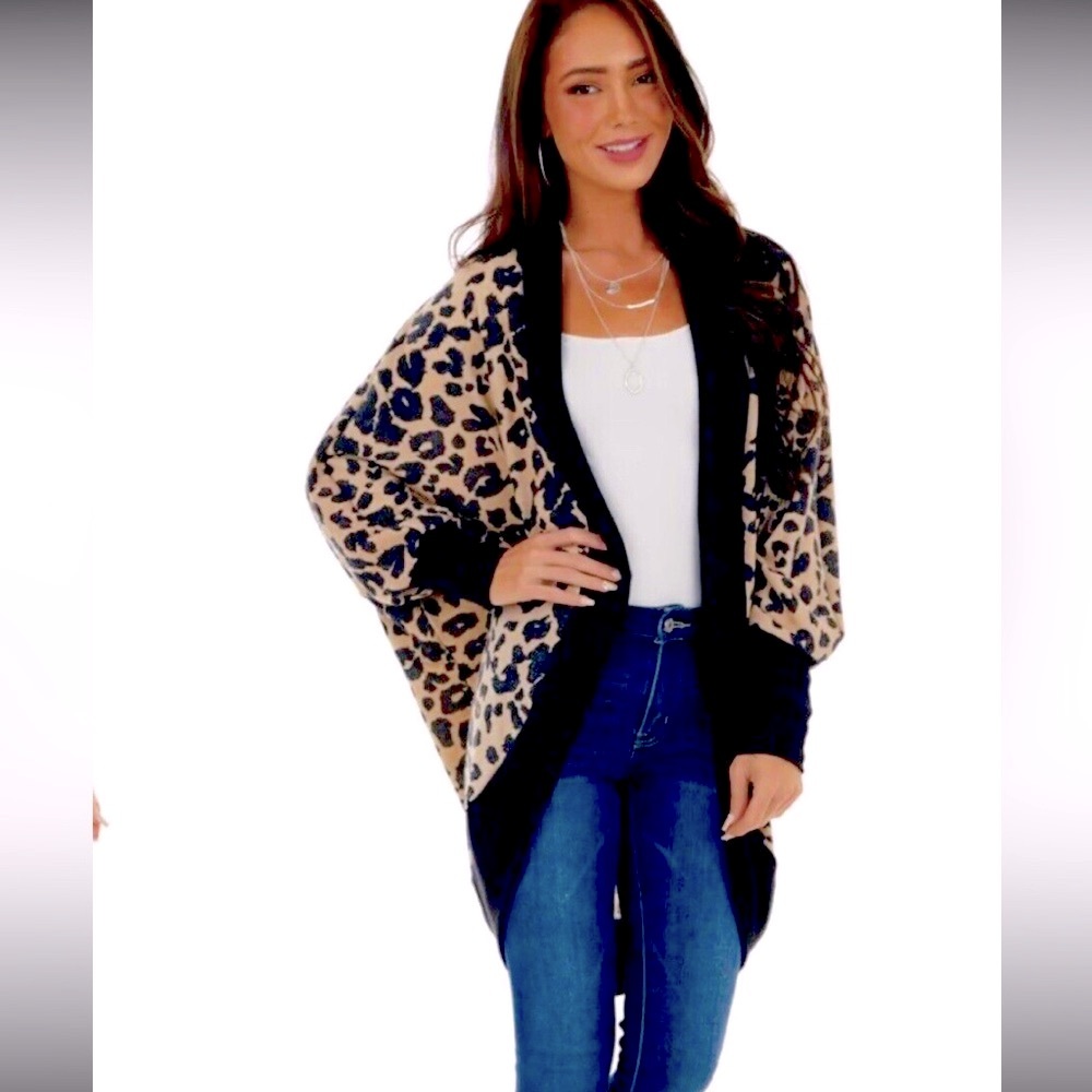 Leopard Cardigan Small
